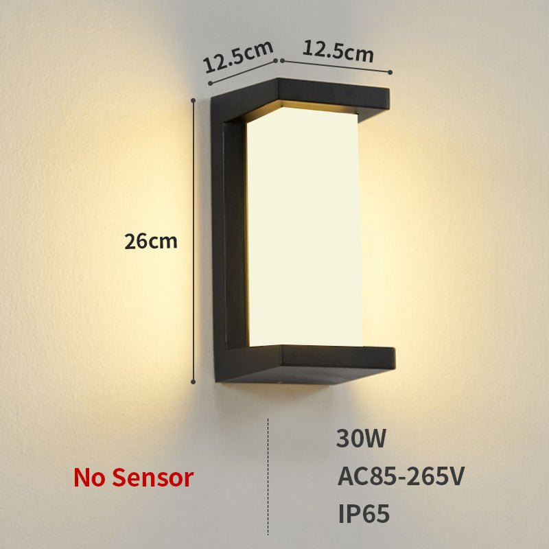 Motion Sensor Wall Lamp | Outdoor Indoor LED Security Light | Aluminum Smart Wall Light | Automatic Activated Lighting Fixture
