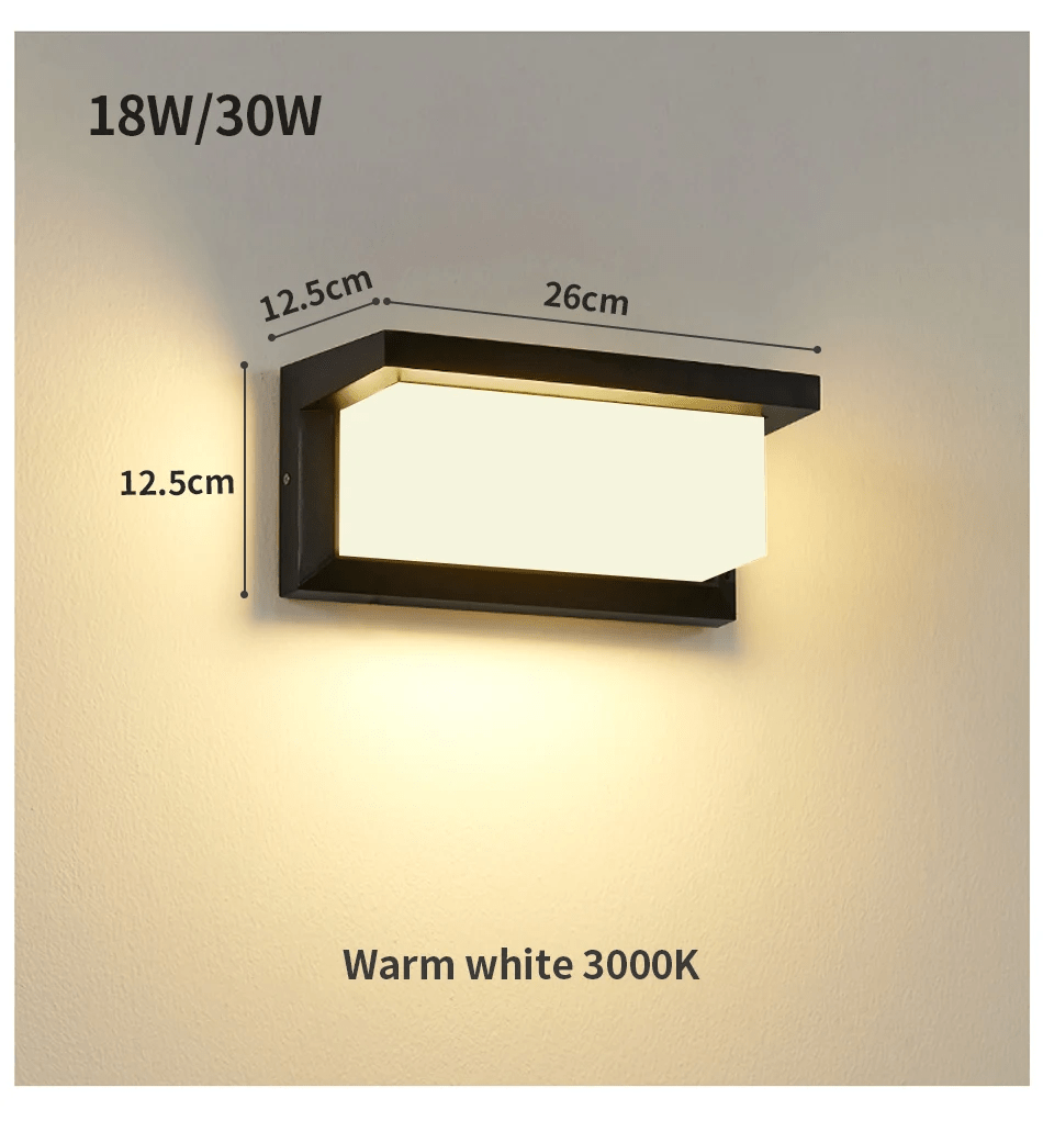 Motion Sensor Wall Lamp | Outdoor Indoor LED Security Light | Aluminum Smart Wall Light | Automatic Activated Lighting Fixture