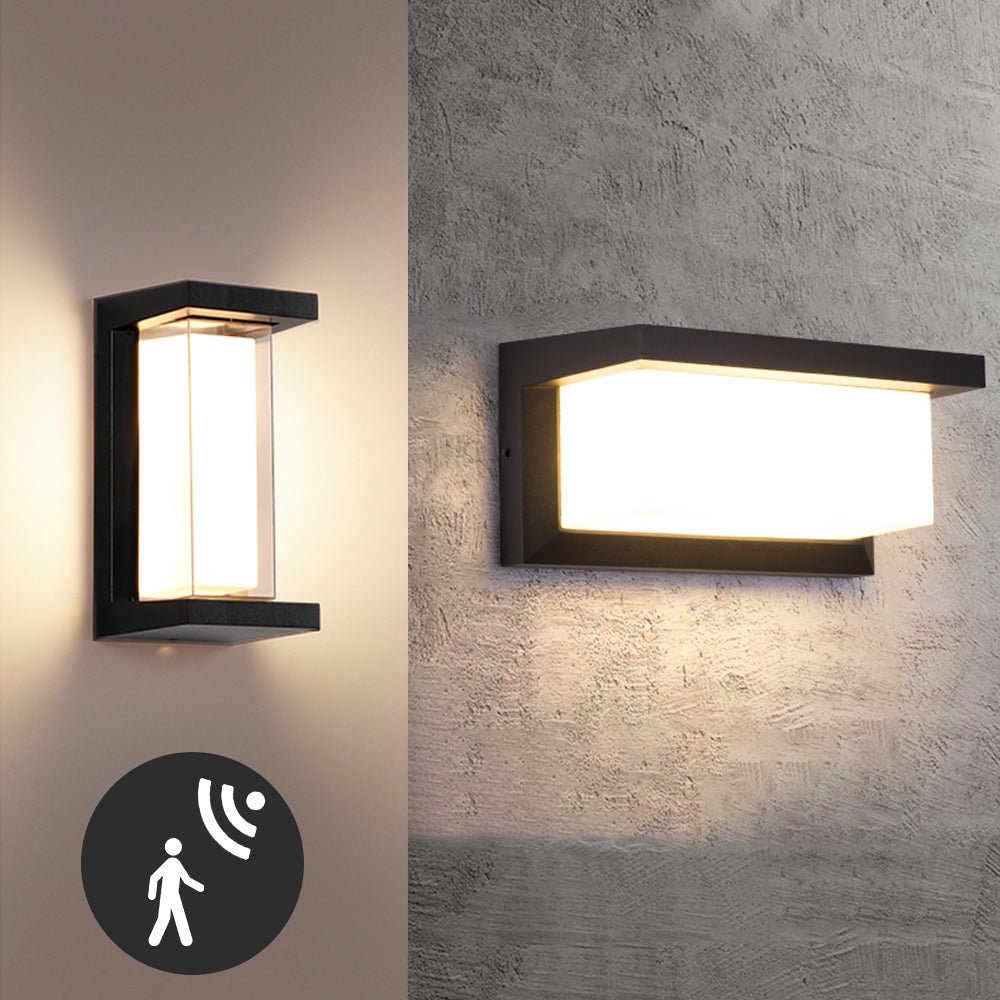 Motion Sensor Wall Lamp | Outdoor Indoor LED Security Light | Aluminum Smart Wall Light | Automatic Activated Lighting Fixture