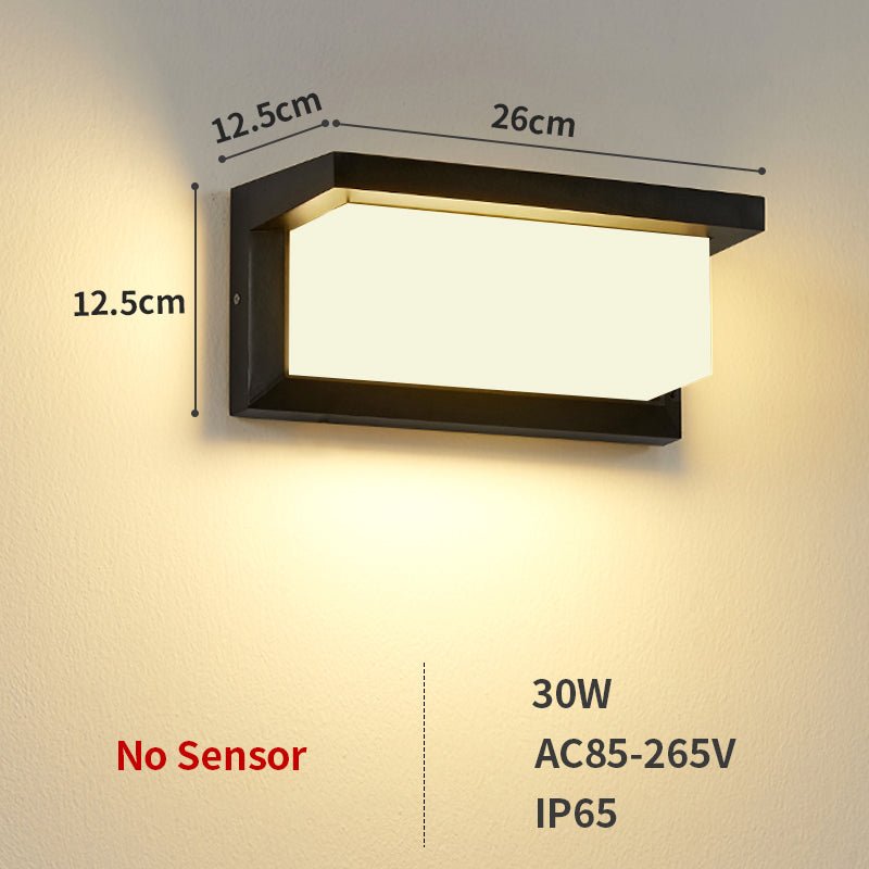 Motion Sensor Wall Lamp | Outdoor Indoor LED Security Light | Aluminum Smart Wall Light | Automatic Activated Lighting Fixture