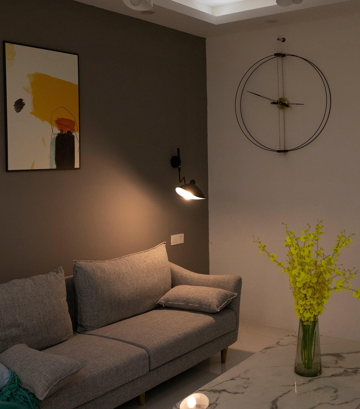 Serge Mouille Inspired Wall Lamp | Adjustable Arm Wall Light | E26/E27 Modern Sculptural Lighting | Indoor Designer Fixture