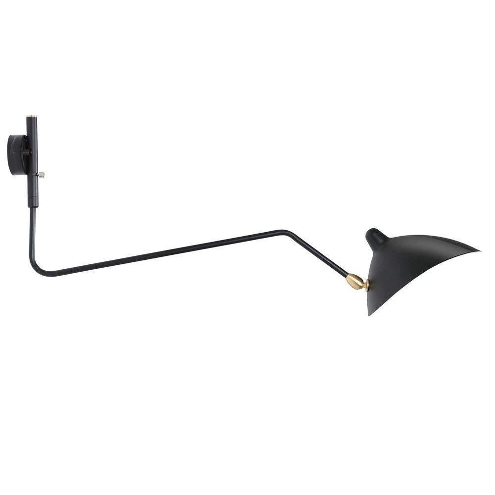 Serge Mouille Inspired Wall Lamp | Adjustable Arm Wall Light | E26/E27 Modern Sculptural Lighting | Indoor Designer Fixture