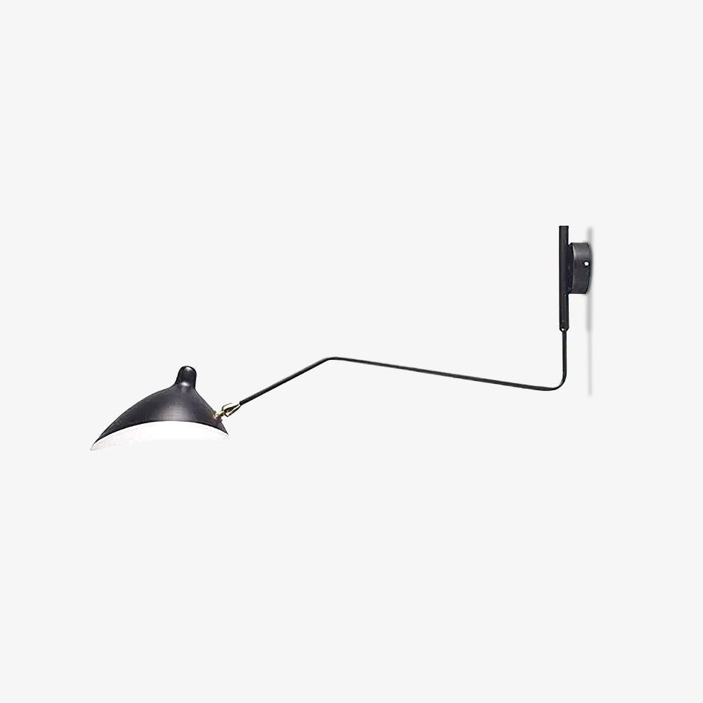 Serge Mouille Inspired Wall Lamp | Adjustable Arm Wall Light | E26/E27 Modern Sculptural Lighting | Indoor Designer Fixture