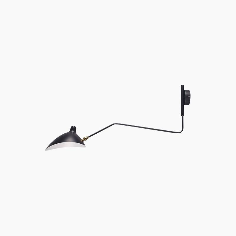 Serge Mouille Inspired Wall Lamp | Adjustable Arm Wall Light | E26/E27 Modern Sculptural Lighting | Indoor Designer Fixture