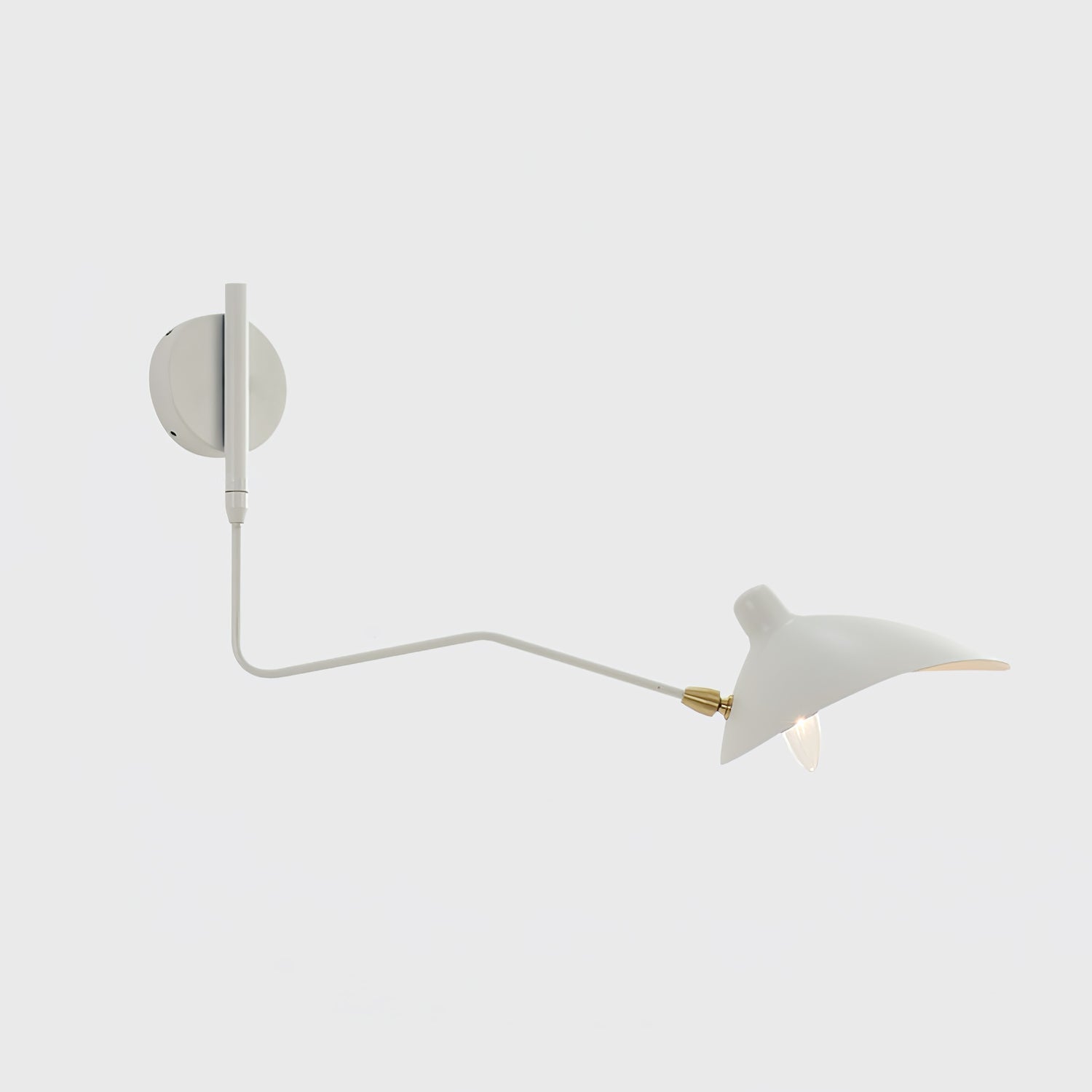 Serge Mouille Inspired Wall Lamp | Adjustable Arm Wall Light | E26/E27 Modern Sculptural Lighting | Indoor Designer Fixture