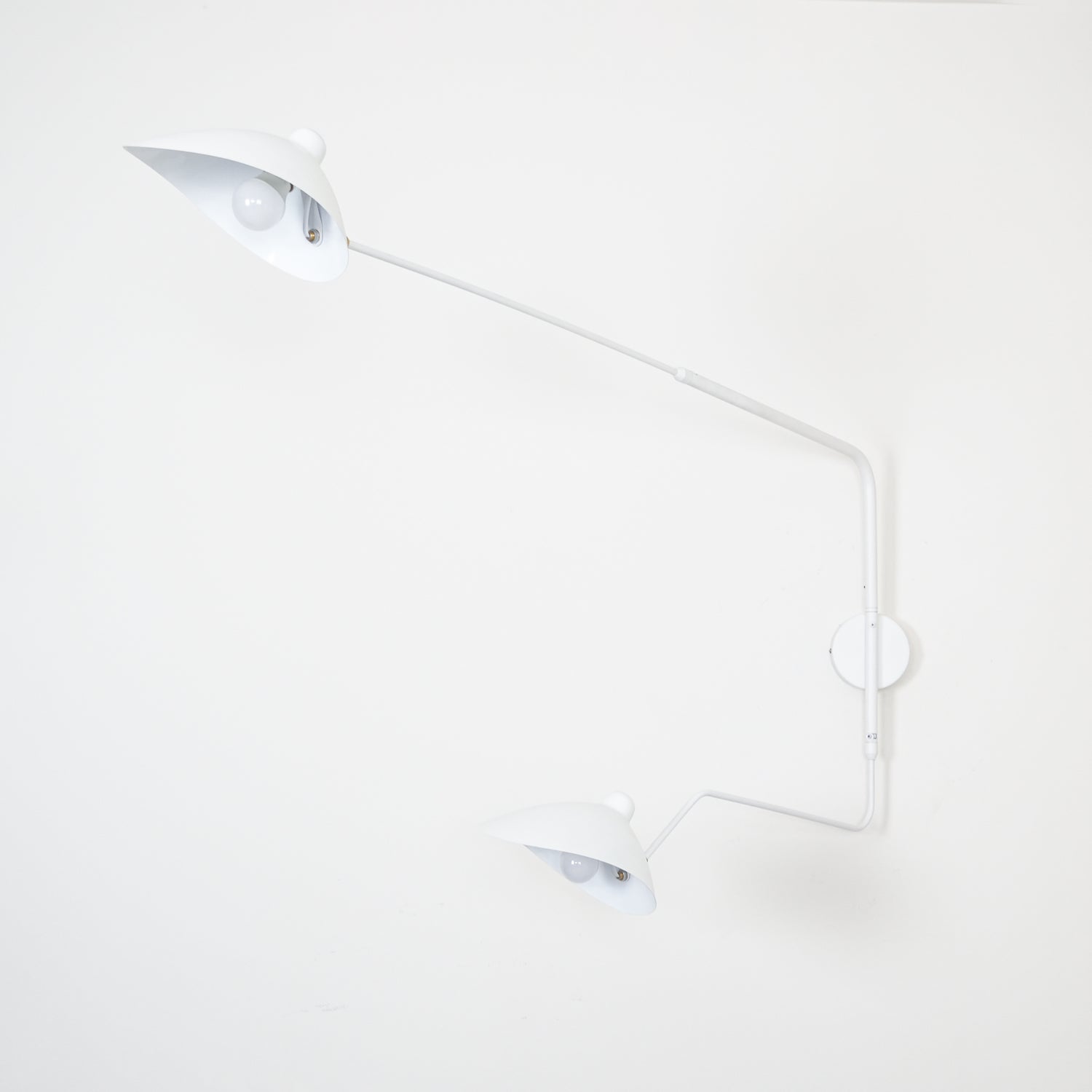 Serge Mouille Inspired Wall Lamp | Adjustable Arm Wall Light | E26/E27 Modern Sculptural Lighting | Indoor Designer Fixture