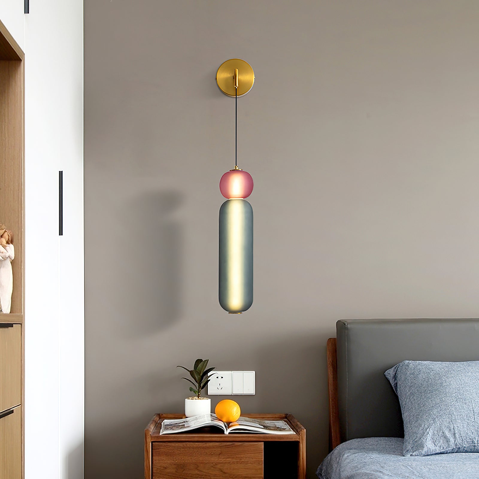 Wall Lamp Surge Gold Floral LED Wall Light | Beige Orchid Decorative Sconce | Integrated LED Indoor Lighting | Luxury Accent Fixture