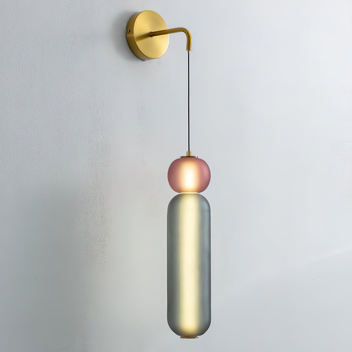Wall Lamp Surge Gold Floral LED Wall Light | Beige Orchid Decorative Sconce | Integrated LED Indoor Lighting | Luxury Accent Fixture