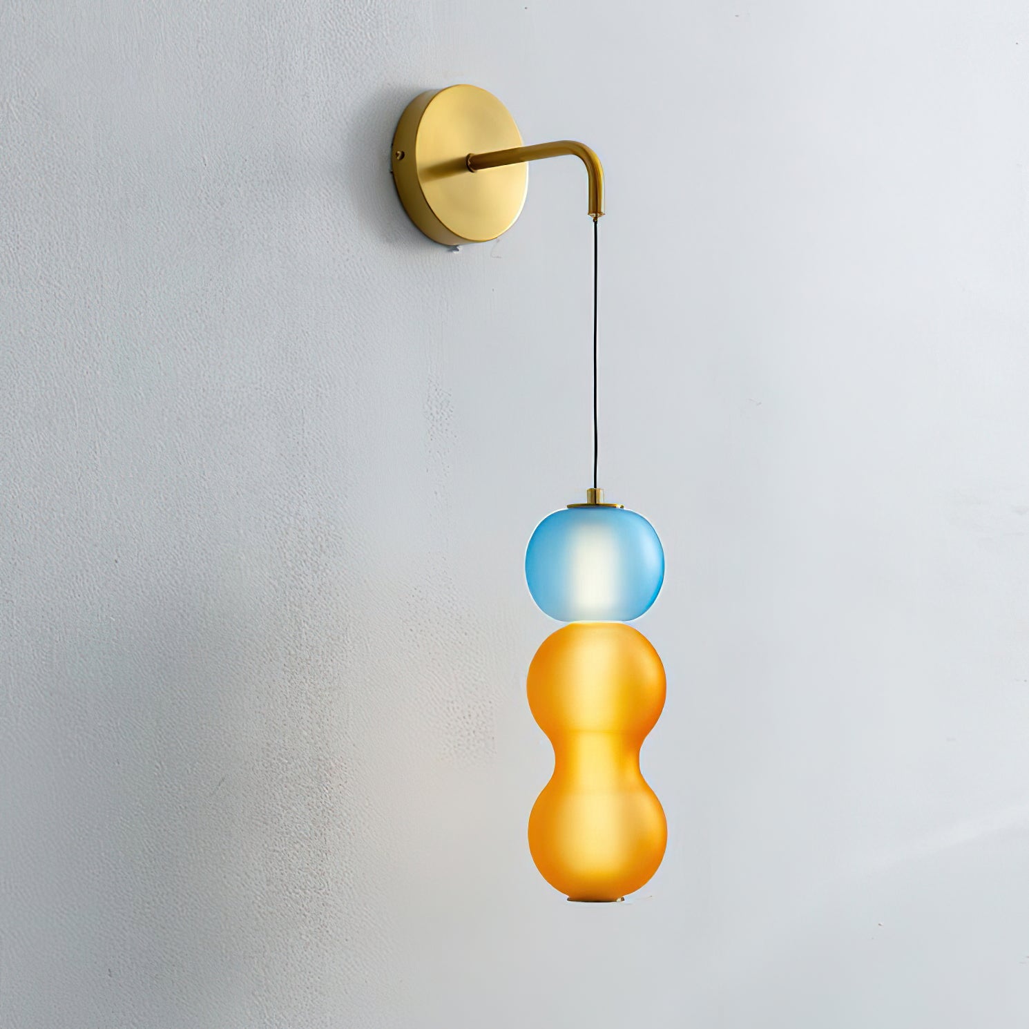 Wall Lamp Surge Gold Floral LED Wall Light | Beige Orchid Decorative Sconce | Integrated LED Indoor Lighting | Luxury Accent Fixture