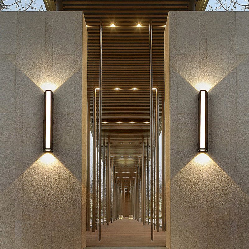 Waterproof Outdoor Wall Lamp | IP-Rated LED Aluminum Wall Light | Modern Exterior Security Lighting | Patio & Garden Fixture