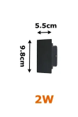 Waterproof LED Strip Wall Lamp | IP65 Aluminum Outdoor Light | Modern Minimalist Wall Lighting | Indoor & Exterior Accent Fixture