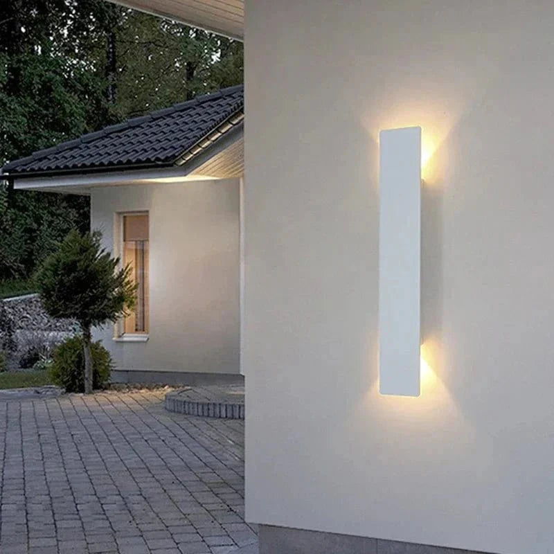 Waterproof LED Strip Wall Lamp | IP65 Aluminum Outdoor Light | Modern Minimalist Wall Lighting | Indoor & Exterior Accent Fixture