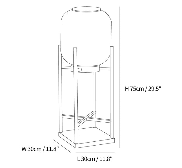 Solar Outdoor Floor Lamp Lantern | Stainless Steel Garden Light | IP65 Waterproof LED | Automatic Dusk-to-Dawn Lighting