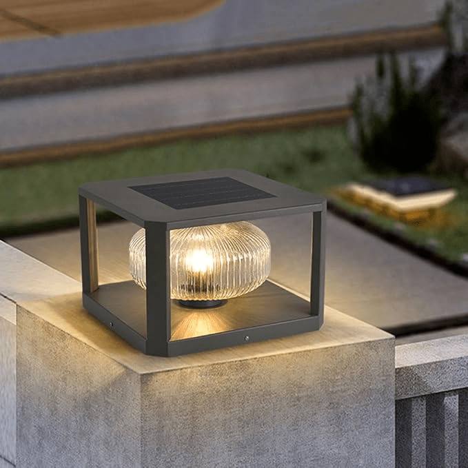 Solar Lume Outdoor Light LED Garden Lamp | IP65 Waterproof | Metal Steel Design | E27 LED Solar Patio & Pathway Lighting