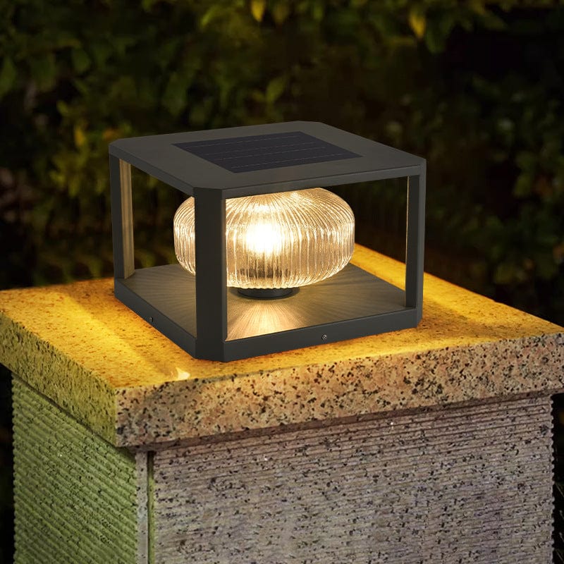 Solar Lume Outdoor Light LED Garden Lamp | IP65 Waterproof | Metal Steel Design | E27 LED Solar Patio & Pathway Lighting