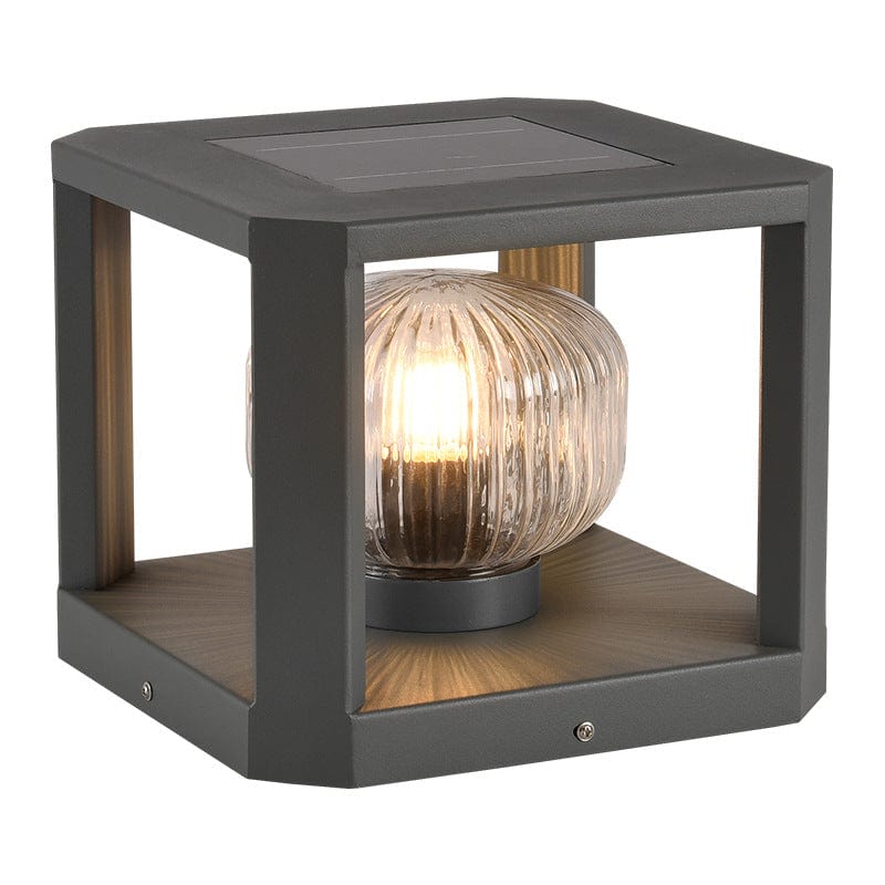 Solar Lume Outdoor Light LED Garden Lamp | IP65 Waterproof | Metal Steel Design | E27 LED Solar Patio & Pathway Lighting