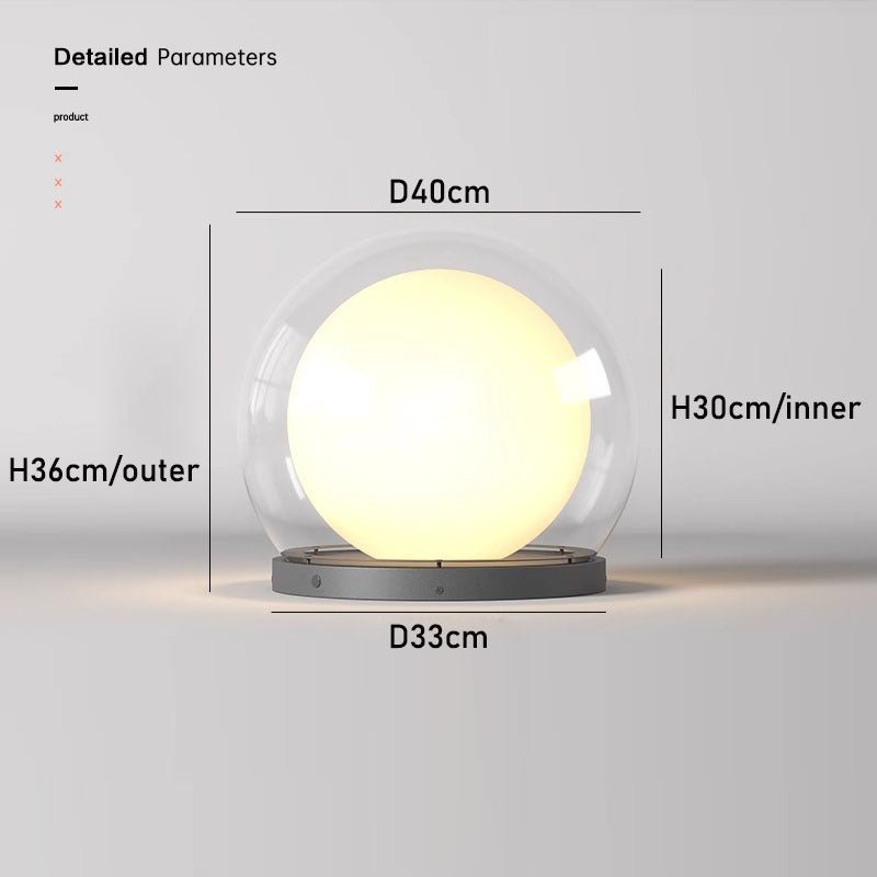 Outdoor Solar Column Light for Garden & Pathway | Moon-Shaped IP65 Waterproof Lamp | Stainless Steel LED | 20–40cm