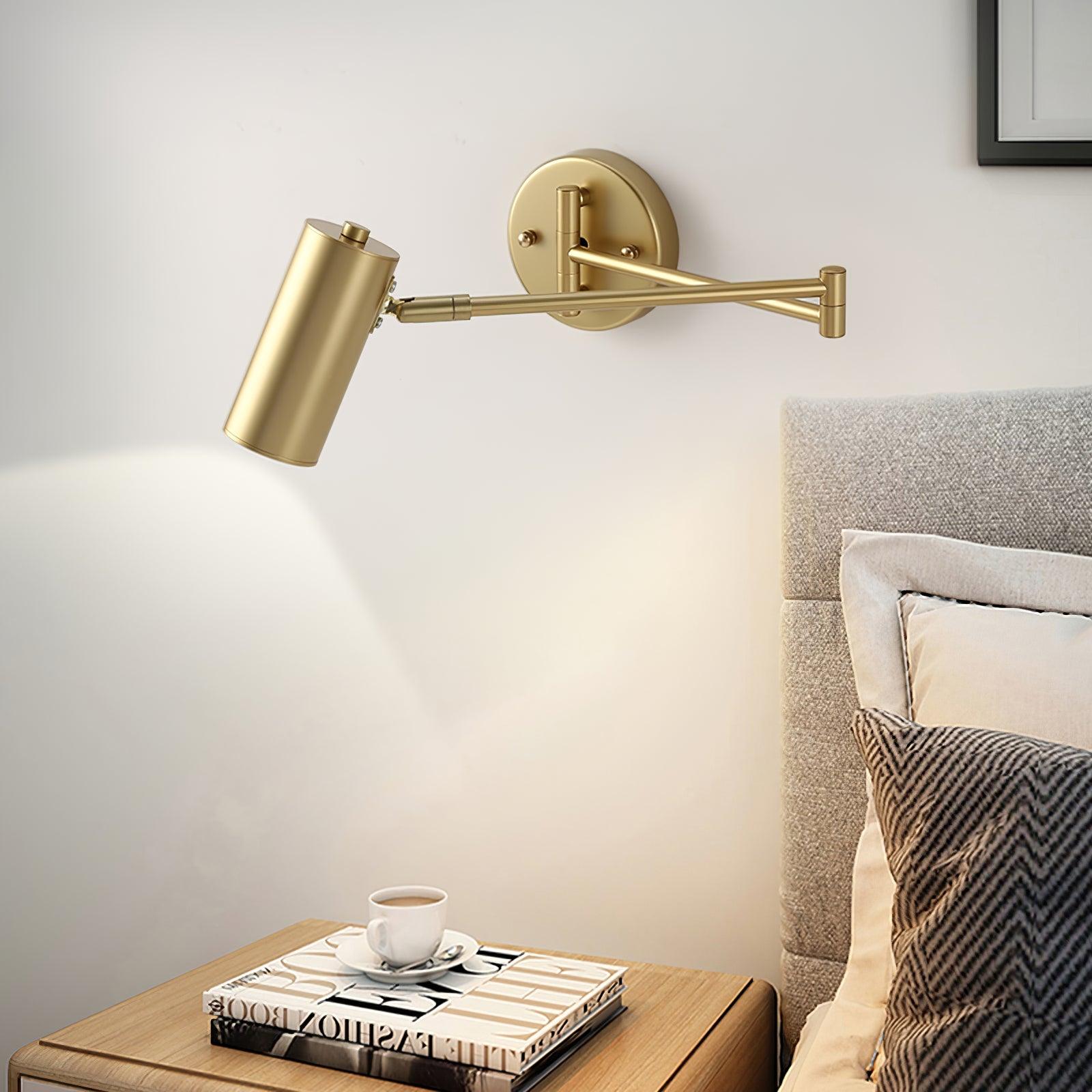 Swing Arm Wall Lamp Adjustable LED Wall Light | Rotating Modern Sconce | Metal & Acrylic | 3000K–6000K Indoor Lighting