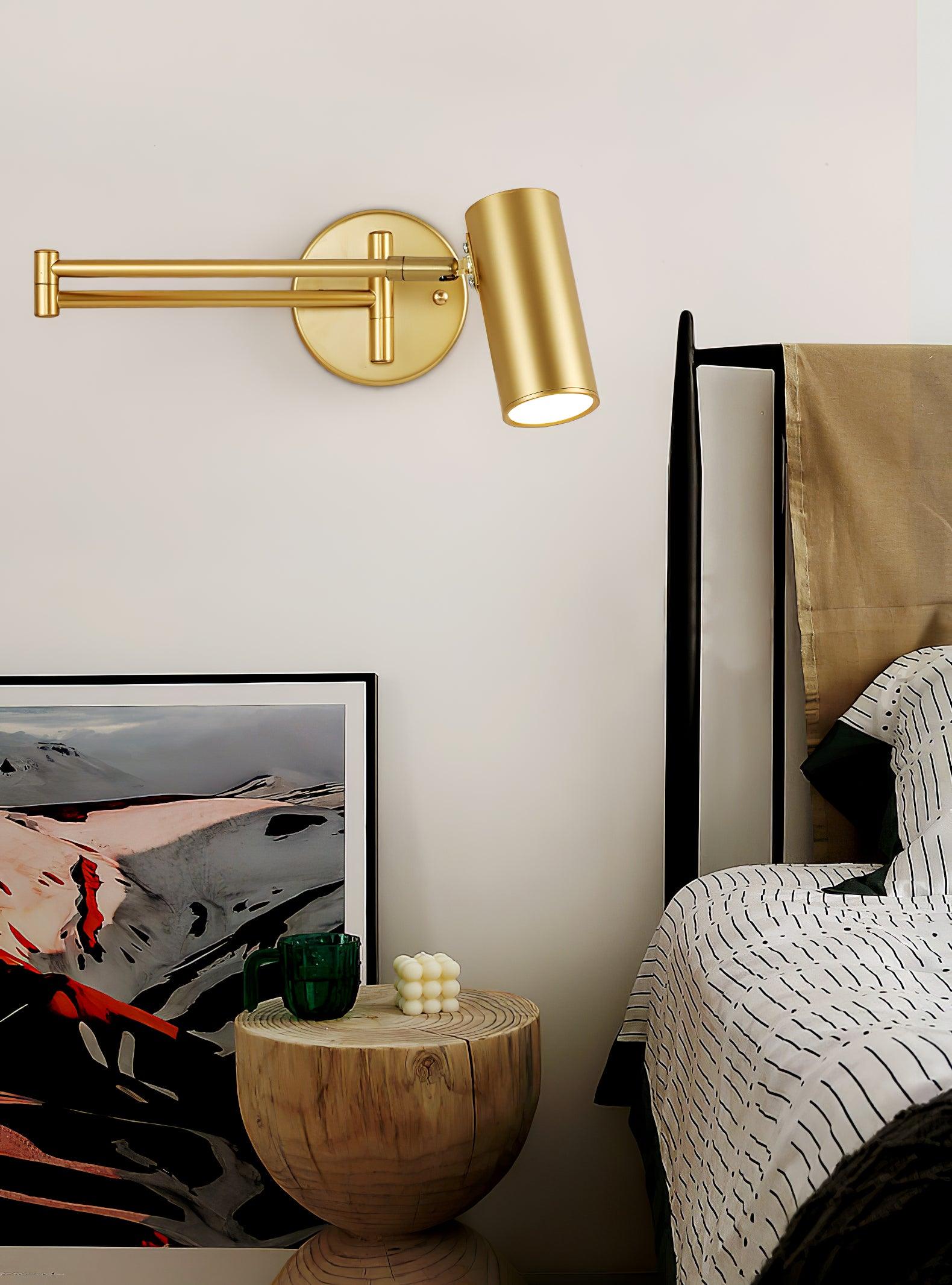 Swing Arm Wall Lamp Adjustable LED Wall Light | Rotating Modern Sconce | Metal & Acrylic | 3000K–6000K Indoor Lighting