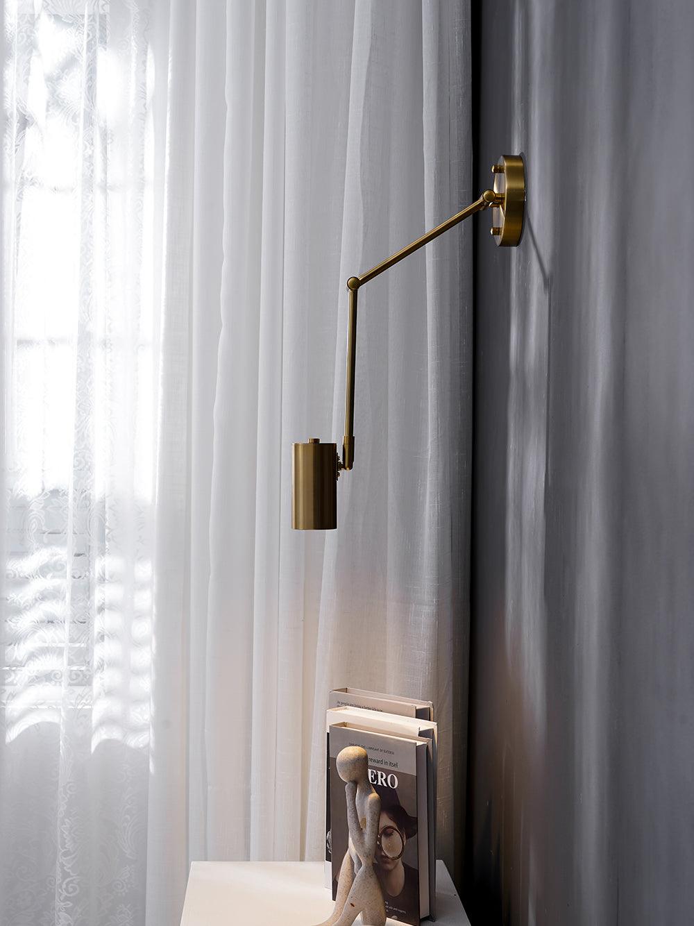 Swing Arm Wall Lamp Adjustable LED Wall Light | Rotating Modern Sconce | Metal & Acrylic | 3000K–6000K Indoor Lighting