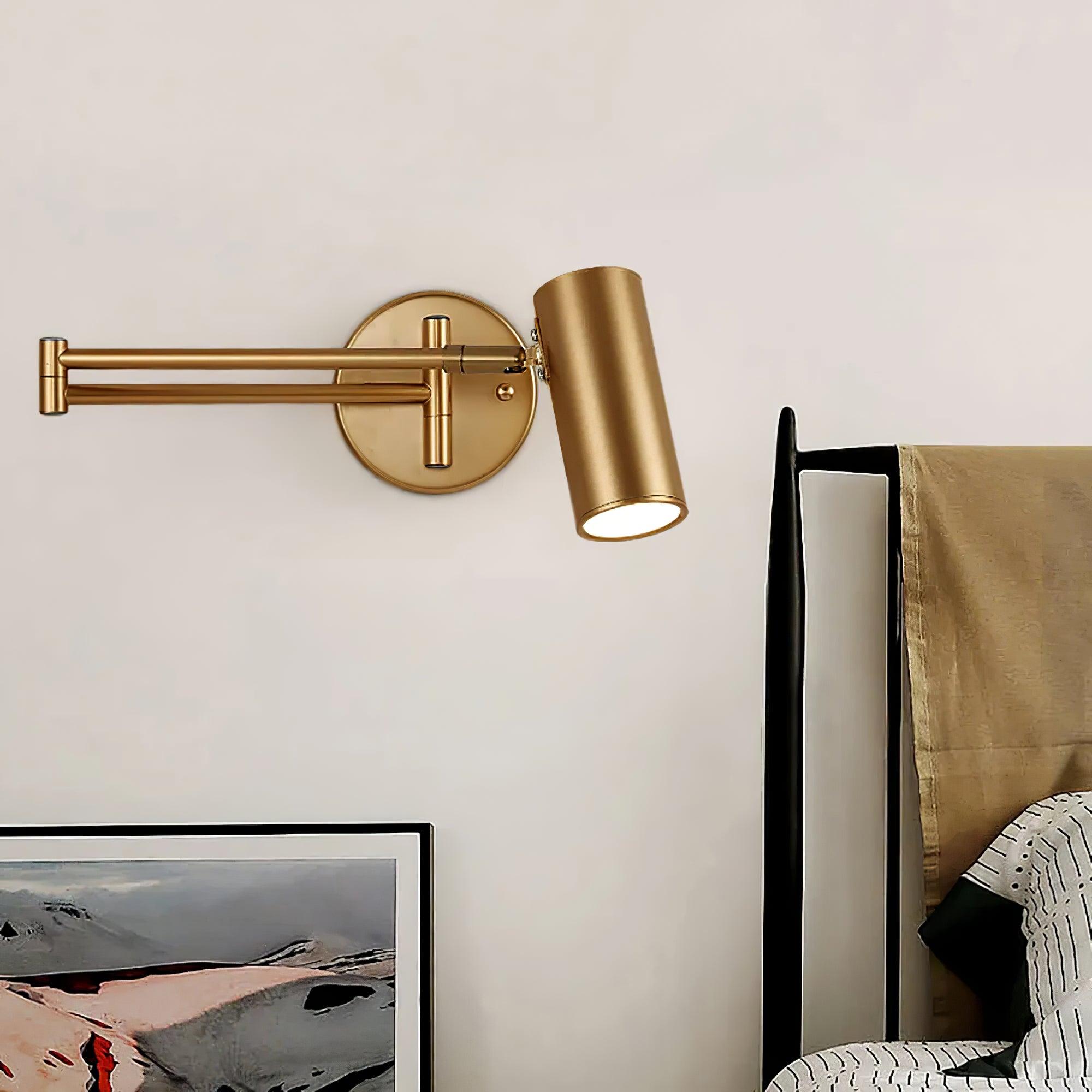 Swing Arm Wall Lamp Adjustable LED Wall Light | Rotating Modern Sconce | Metal & Acrylic | 3000K–6000K Indoor Lighting