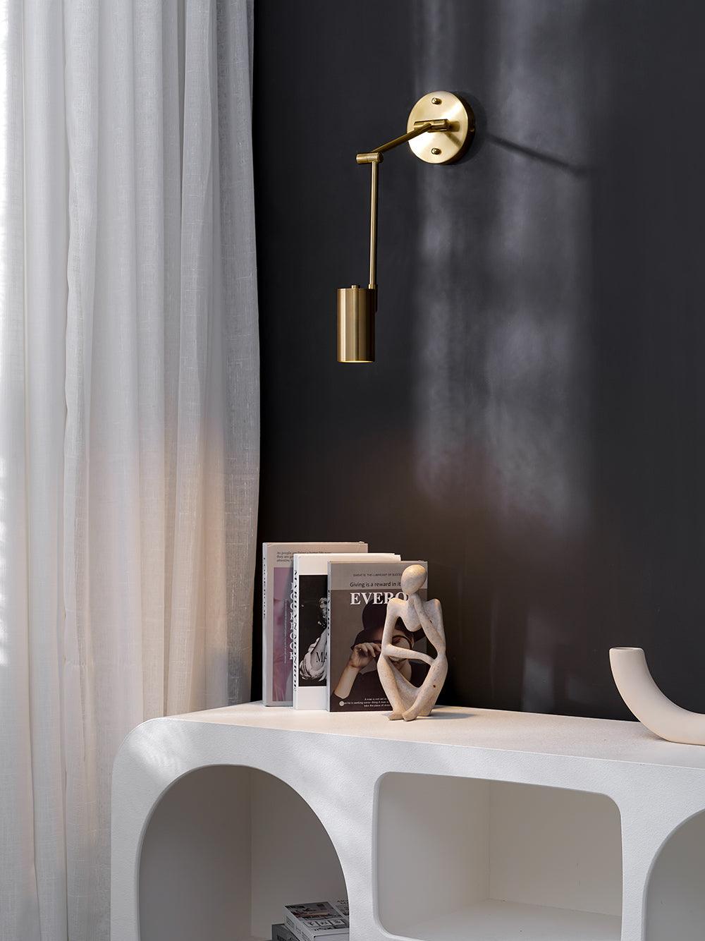 Swing Arm Wall Lamp Adjustable LED Wall Light | Rotating Modern Sconce | Metal & Acrylic | 3000K–6000K Indoor Lighting