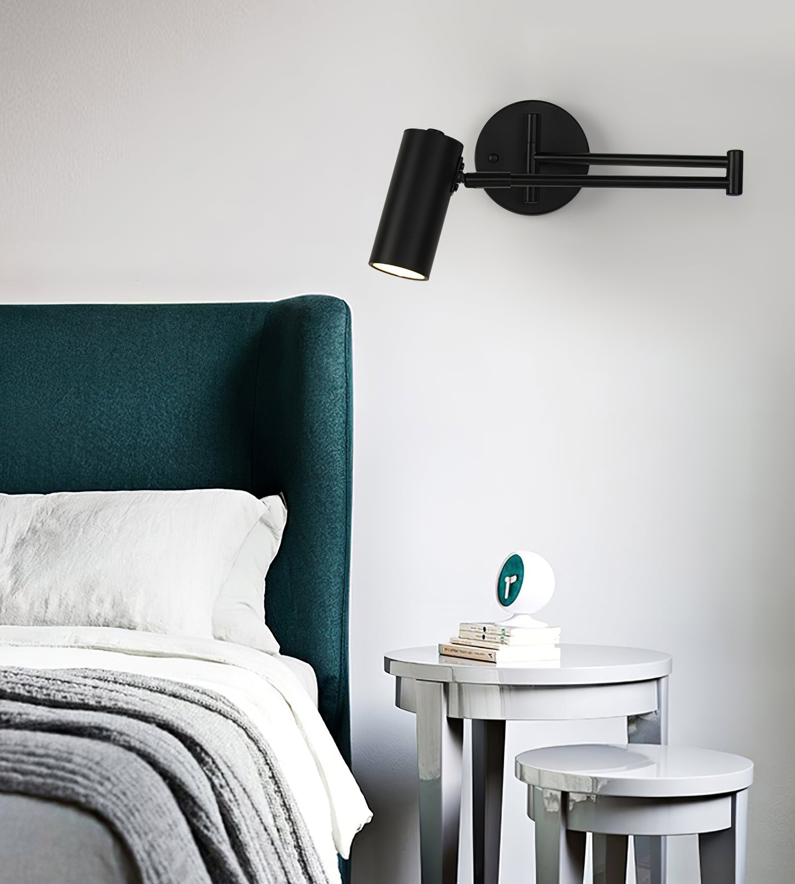 Swing Arm Wall Lamp Adjustable LED Wall Light | Rotating Modern Sconce | Metal & Acrylic | 3000K–6000K Indoor Lighting