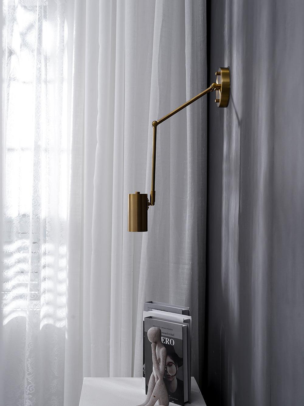 Swing Arm Wall Lamp Adjustable LED Wall Light | Rotating Modern Sconce | Metal & Acrylic | 3000K–6000K Indoor Lighting