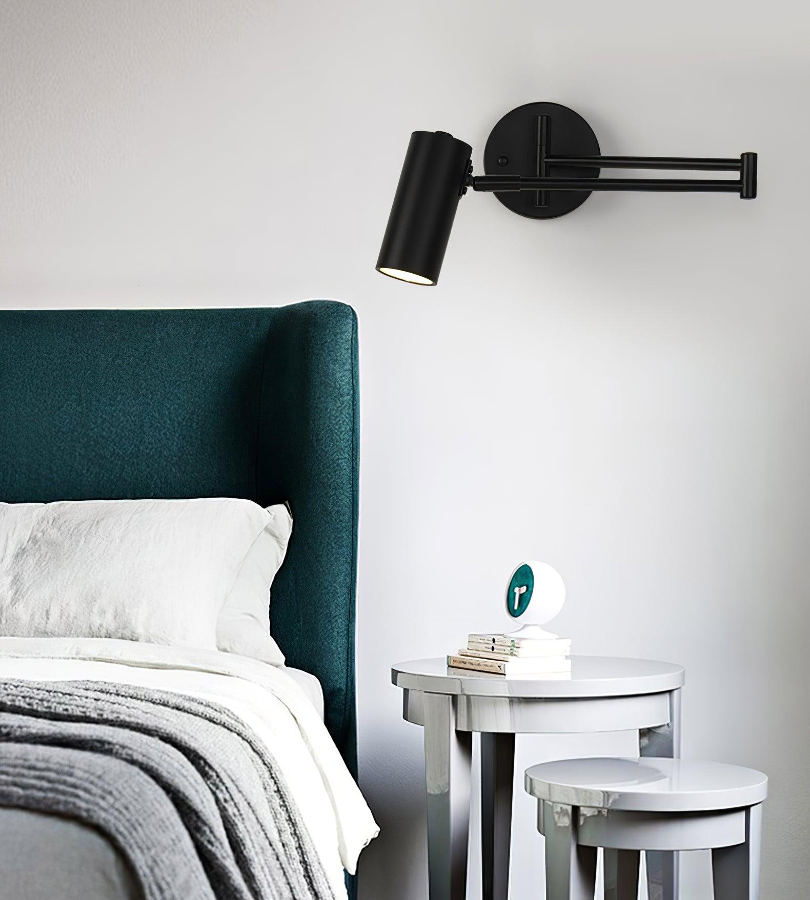 Swing Arm Wall Lamp Adjustable LED Wall Light | Rotating Modern Sconce | Metal & Acrylic | 3000K–6000K Indoor Lighting