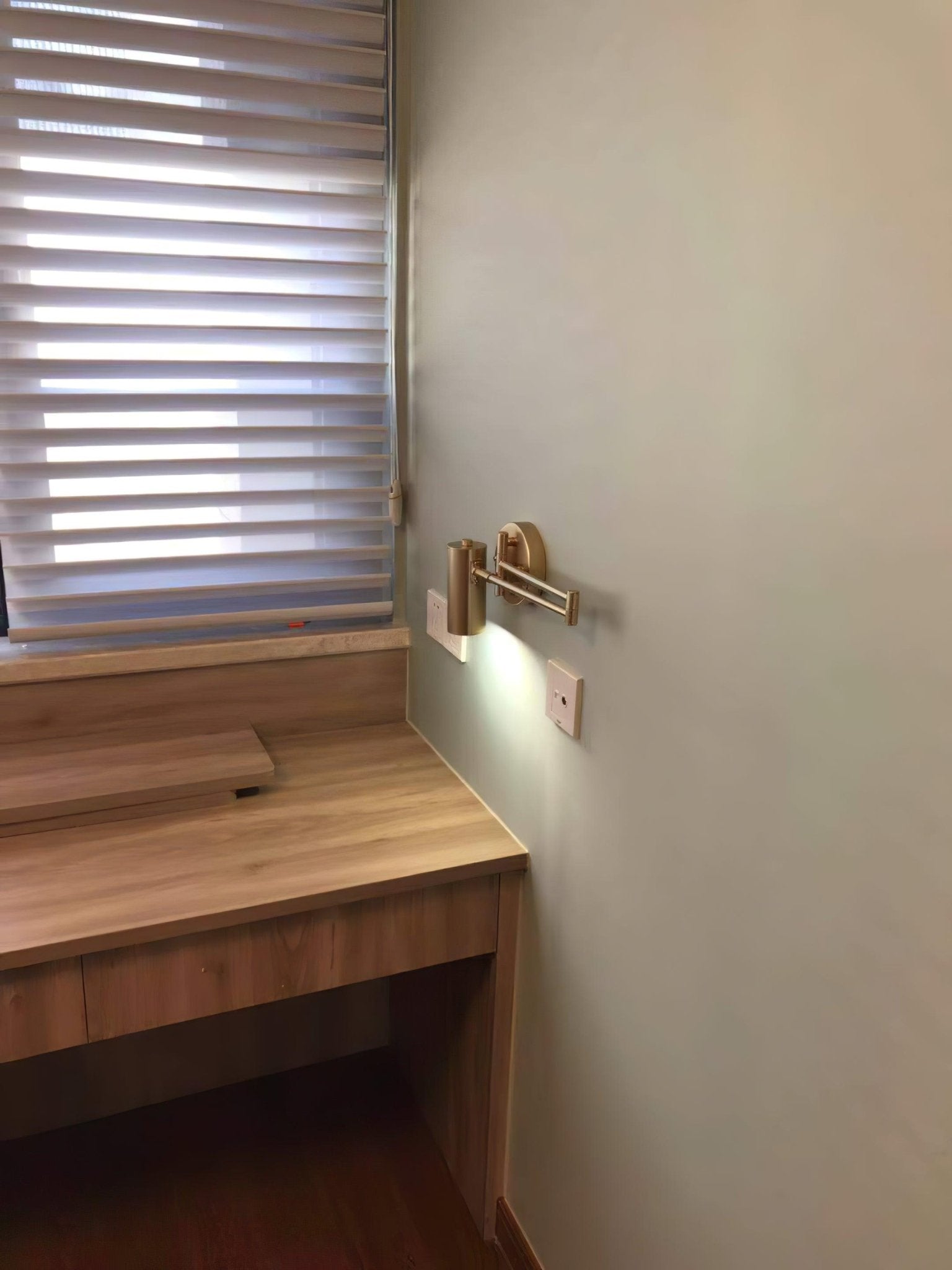 Swing Arm Wall Lamp Adjustable LED Wall Light | Rotating Modern Sconce | Metal & Acrylic | 3000K–6000K Indoor Lighting